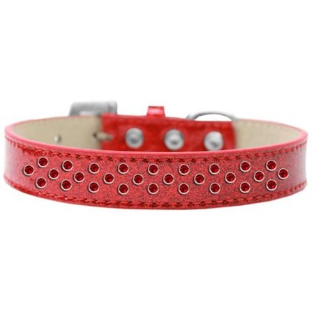 UNCONDITIONAL LOVE Sprinkles Ice Cream Red Crystals Dog CollarRed Size 14 UN812370